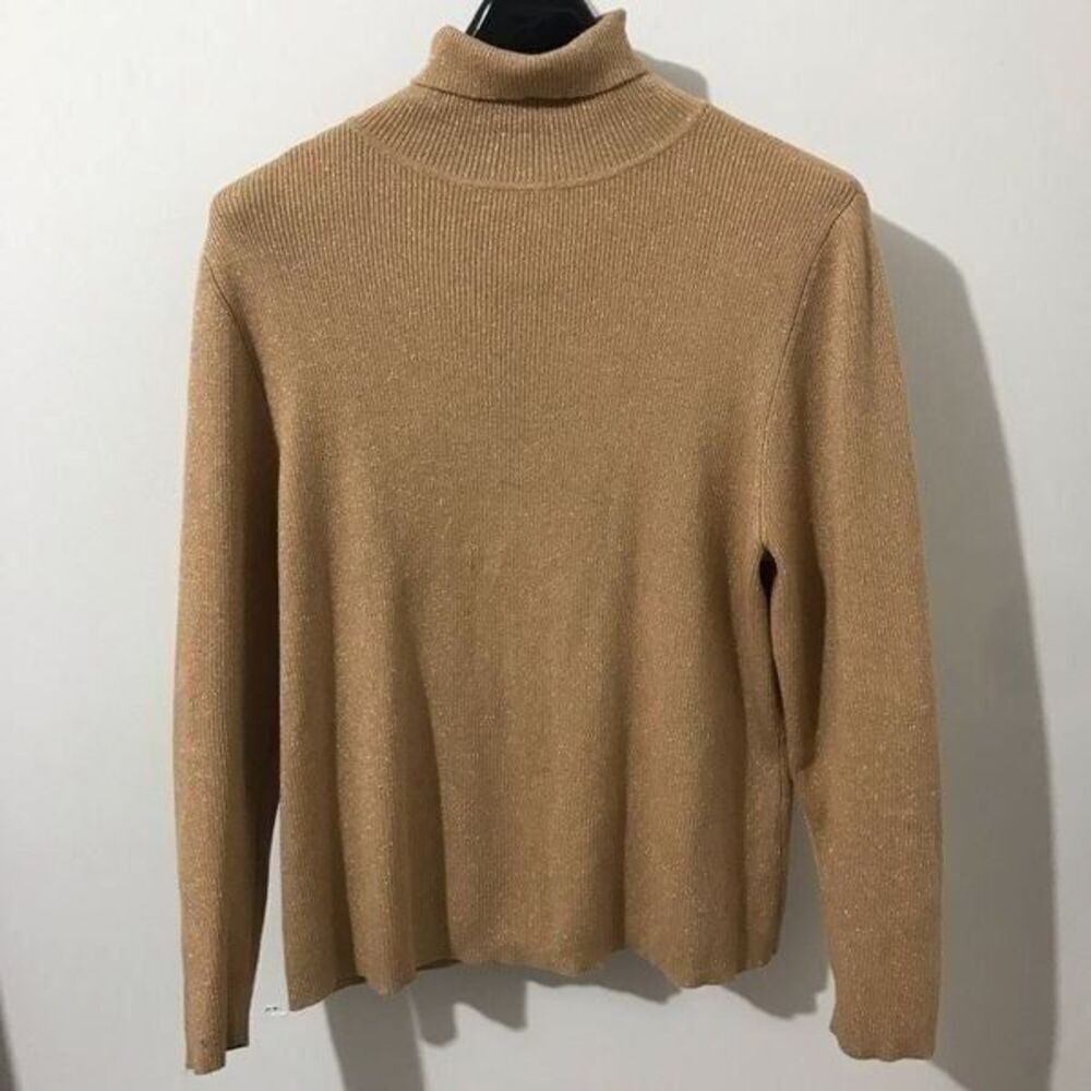 Context beige Turtle neck pull over size 2X….S49